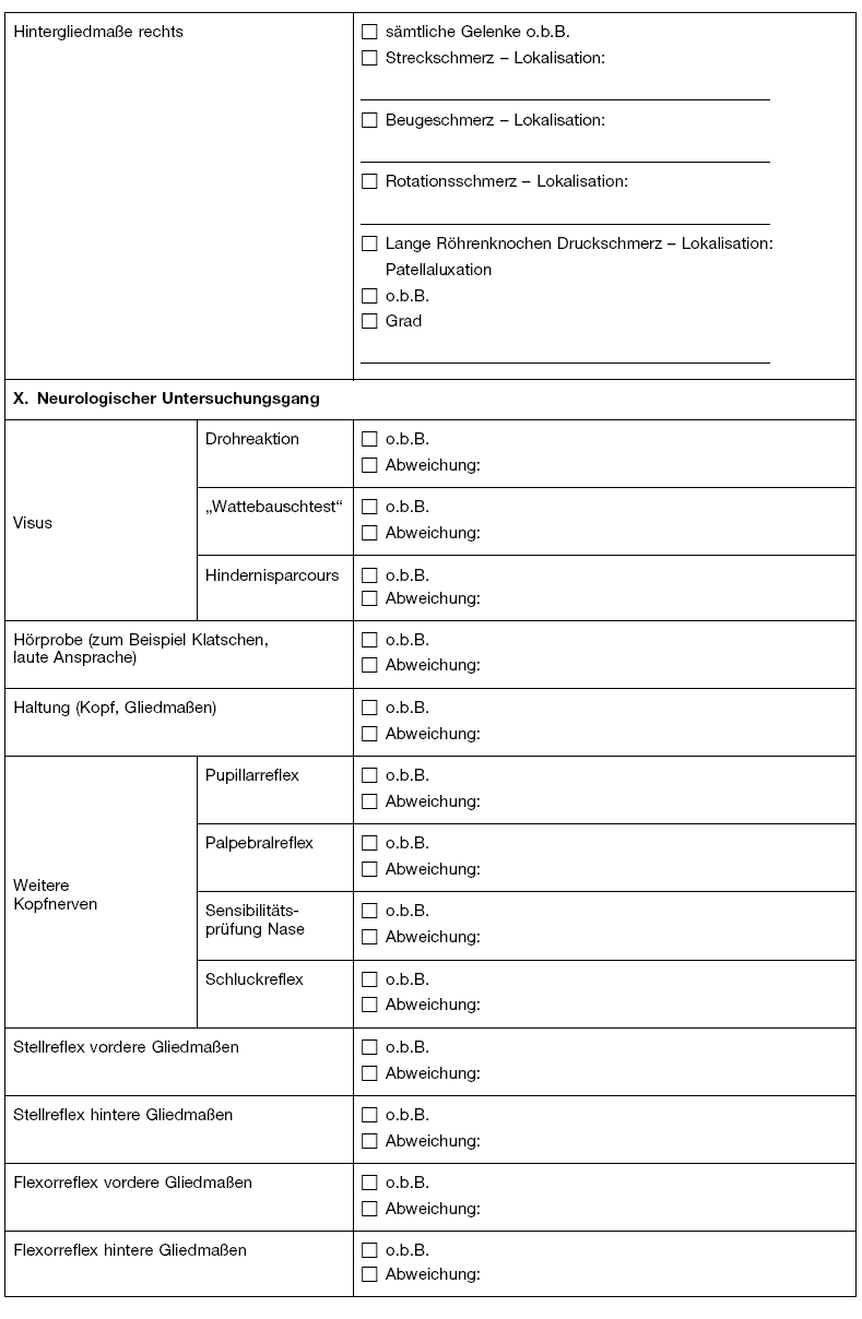 Befunderhebungsbogen für die Beurteilung der gesundheitlichen Eignung von Hunden zur Ausbildung (BGBl. 2022 I S. 2449) Befunderhebungsbogen für die Beurteilung der gesundheitlichen Eignung von Hunden zur Ausbildung (BGBl. 2022 I S. 2449)