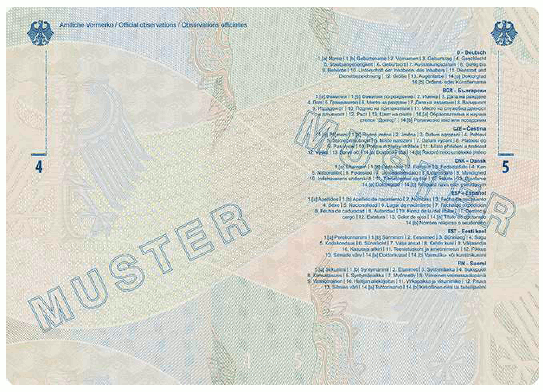 Muster Dienstpass (BGBl. 2024 I Nr. 125 S. 29) Muster Dienstpass (BGBl. 2024 I Nr. 125 S. 29)